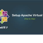 How to set up Apache virtual hosts in CentOS 7 ?