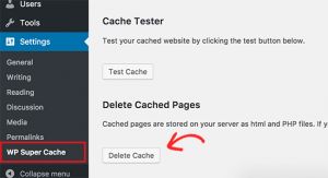 Cache setting