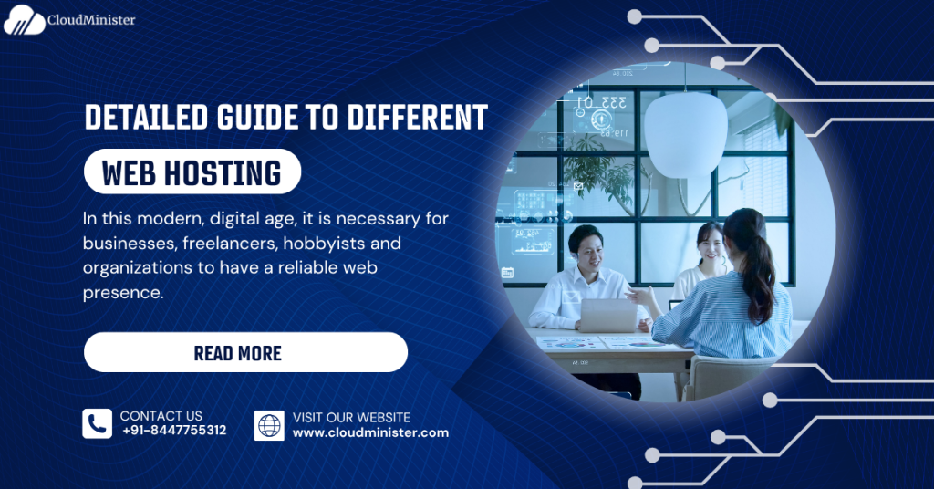 Different types of Web Hosting