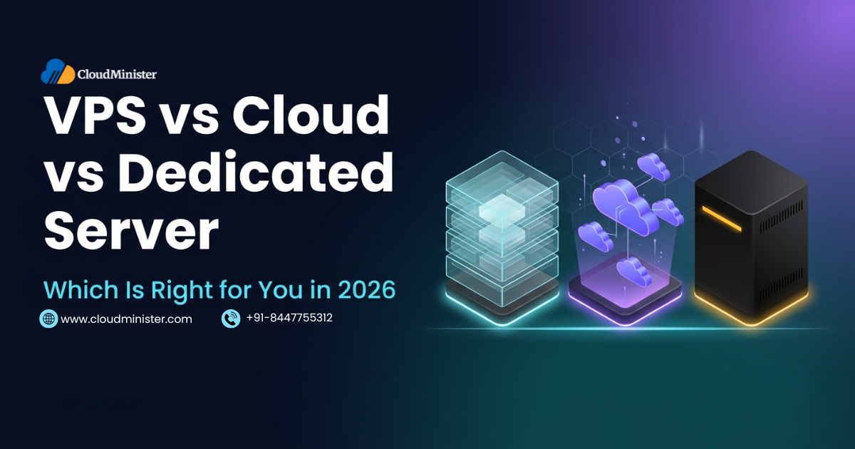VPS vs cloud vs dedicated server