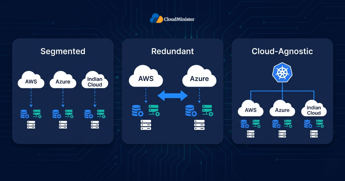 Multi-cloud architecture patterns comparison