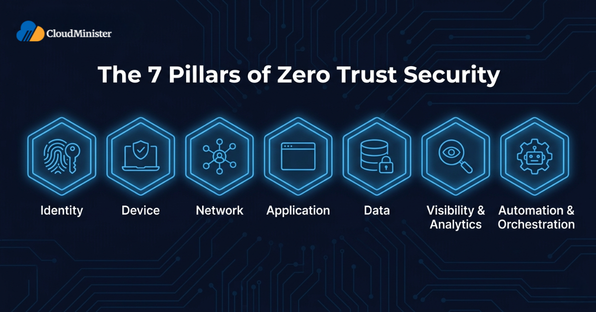 7 pillars zero trust