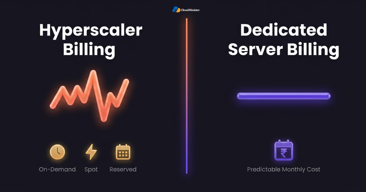 Hyperscaler vs dedicated billing