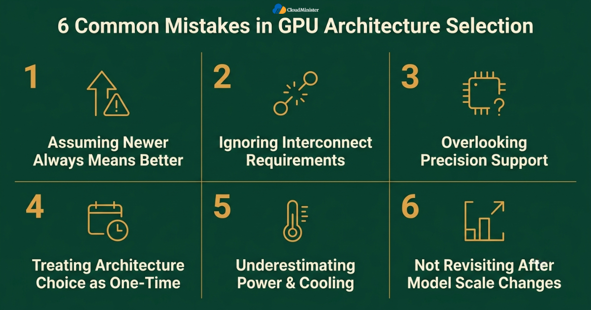 Six GPU architecture selection mistakes