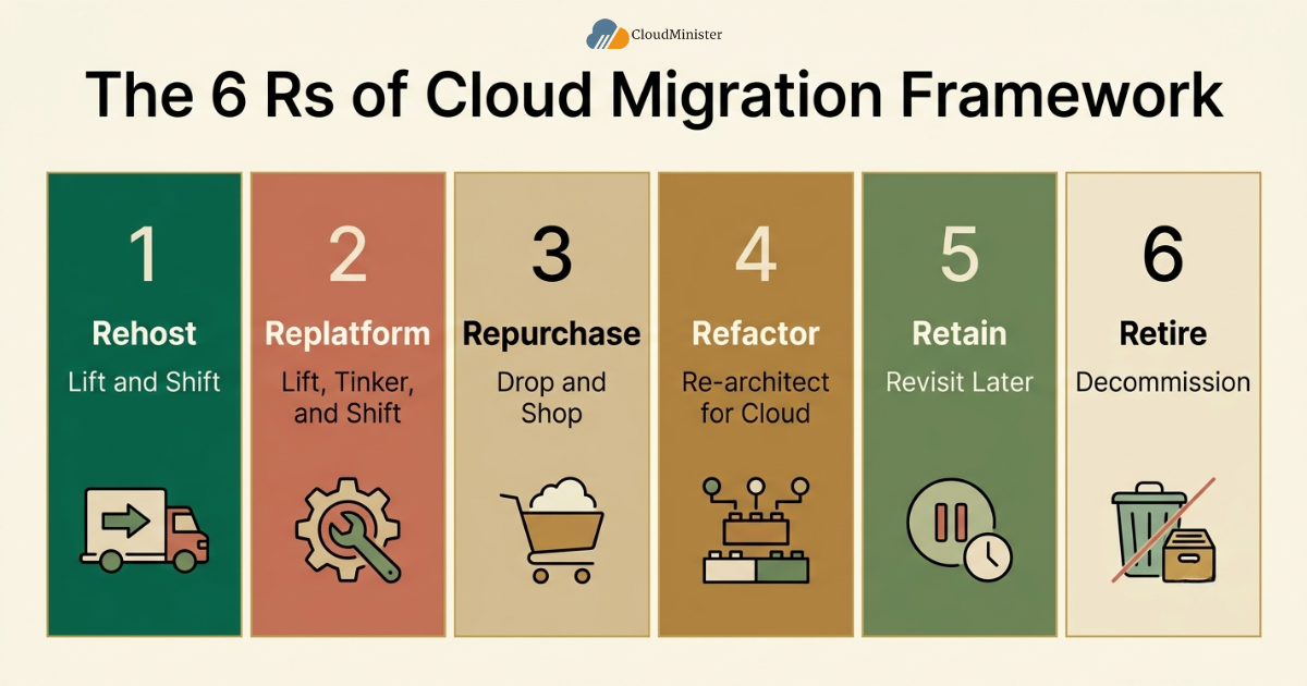 6Rs cloud migration framework