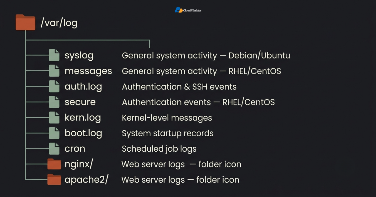 Linux var log directory