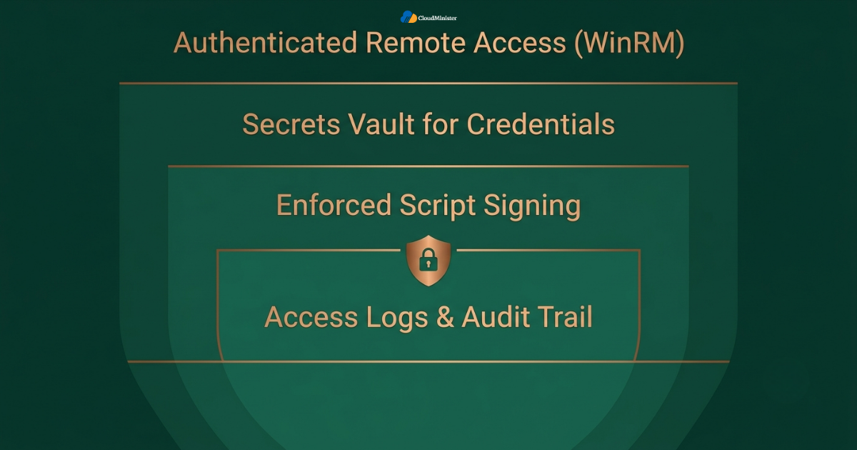PowerShell script security layers