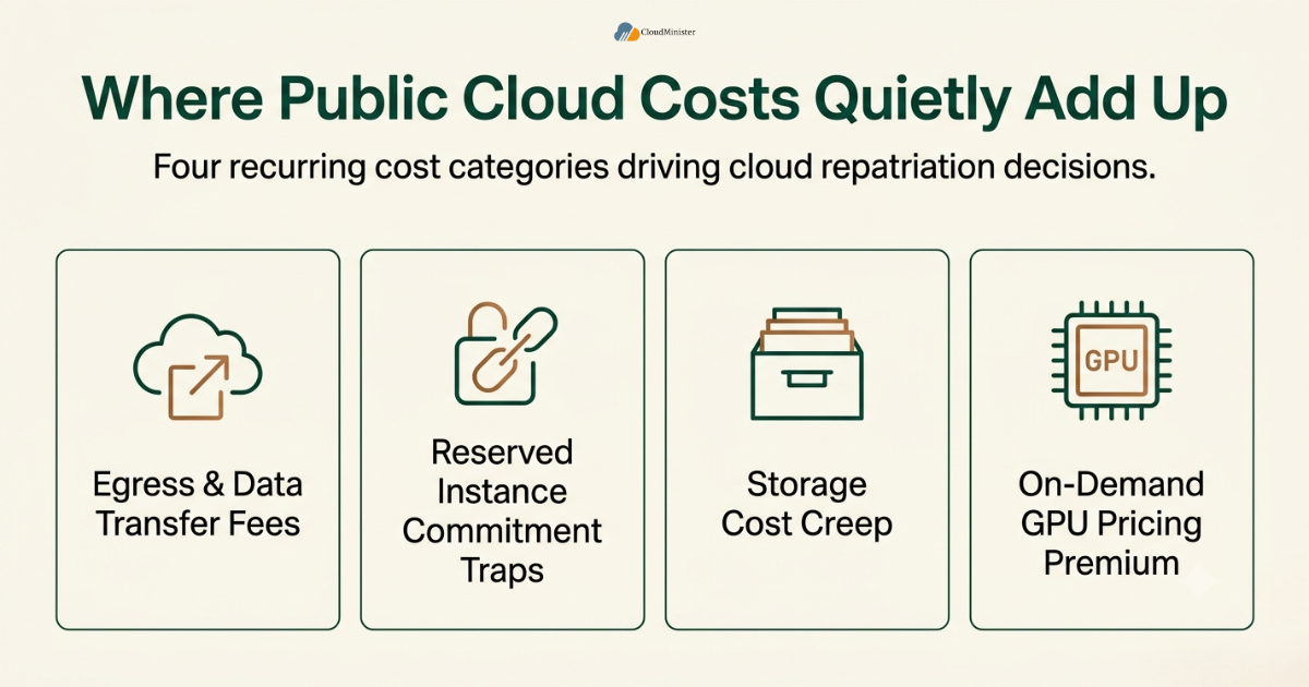 Cloud Repatriation in 2026 - Public cloud cost breakdown