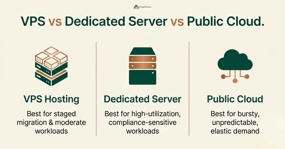VPS vs dedicated server comparison