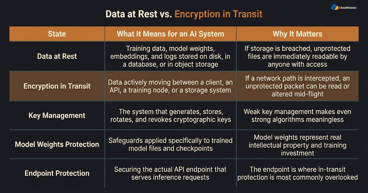 data rest transit comparison table