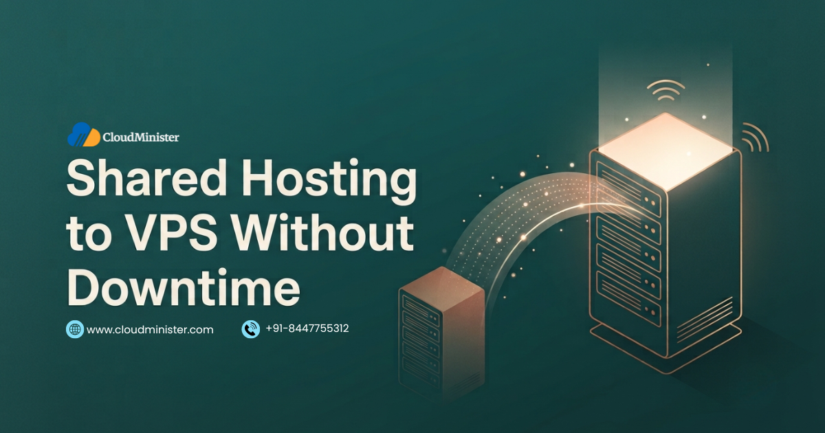 shared hosting to VPS without downtime