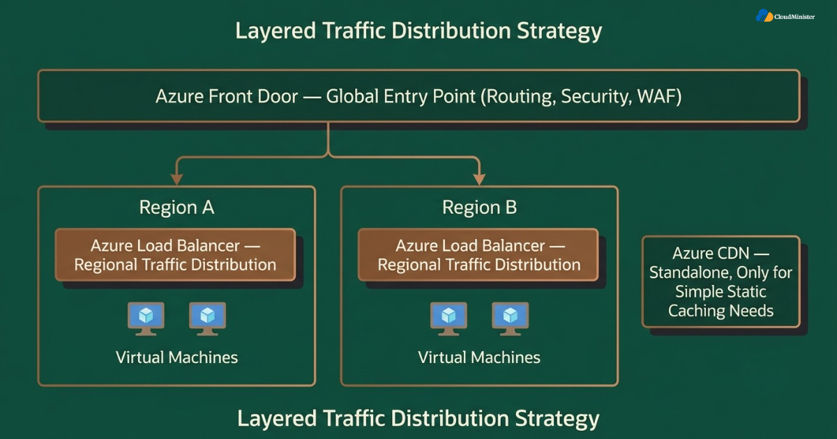 Layered Azure traffic architecture