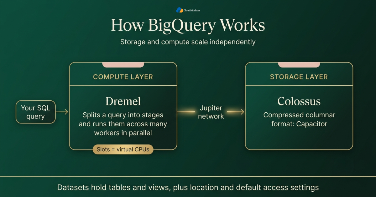 Serverless Data Warehouse - BigQuery architecture explained