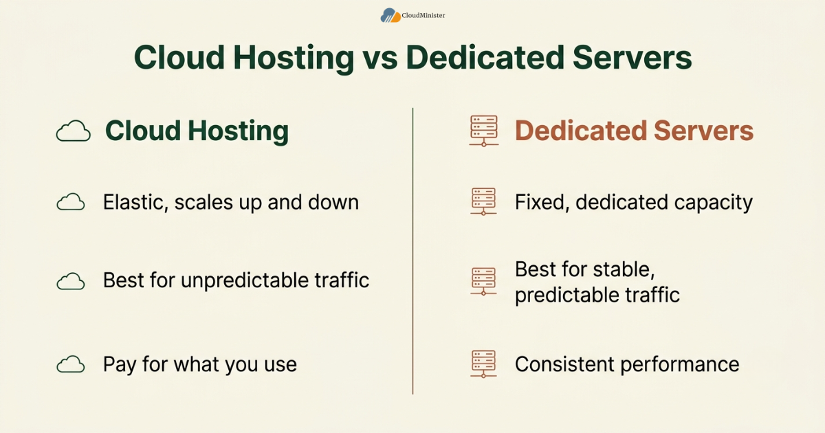 Cloud hostingCloud cost optimization risk tiersvs dedicated