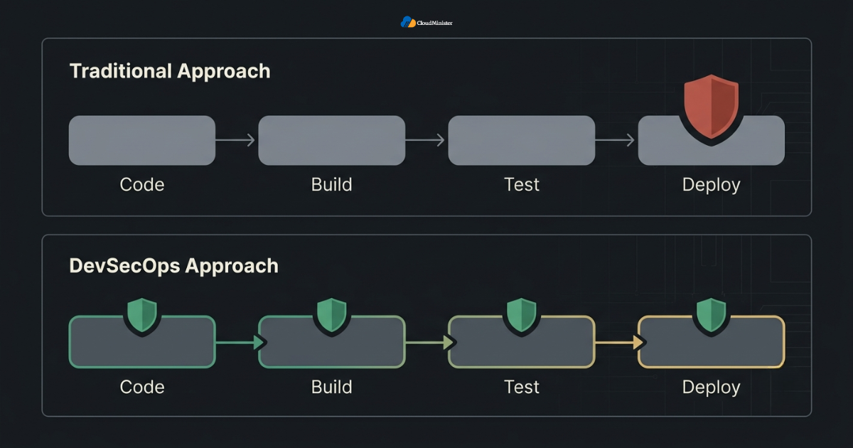 Traditional vs DevSecOps comparison