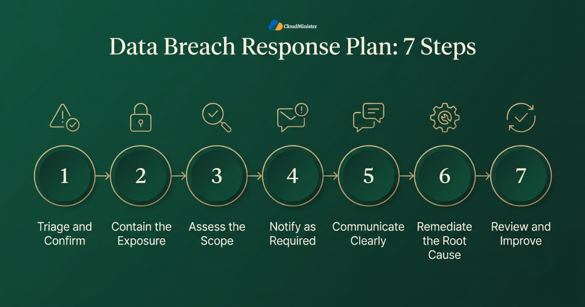 Data breach response steps