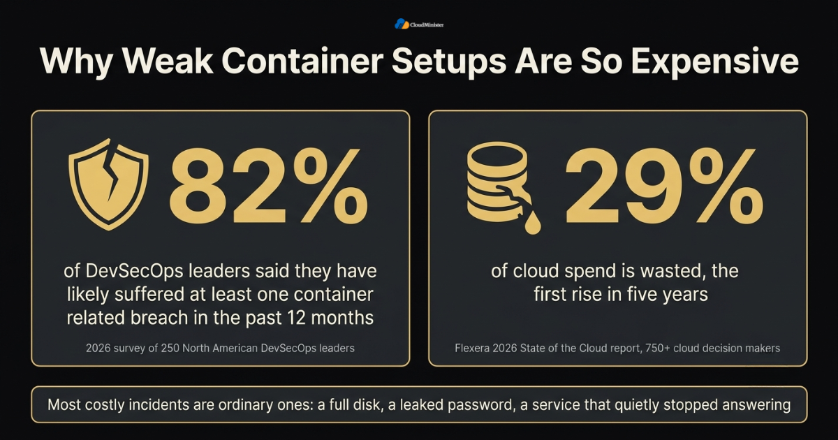 Docker Compose production - Container breach cost statistics