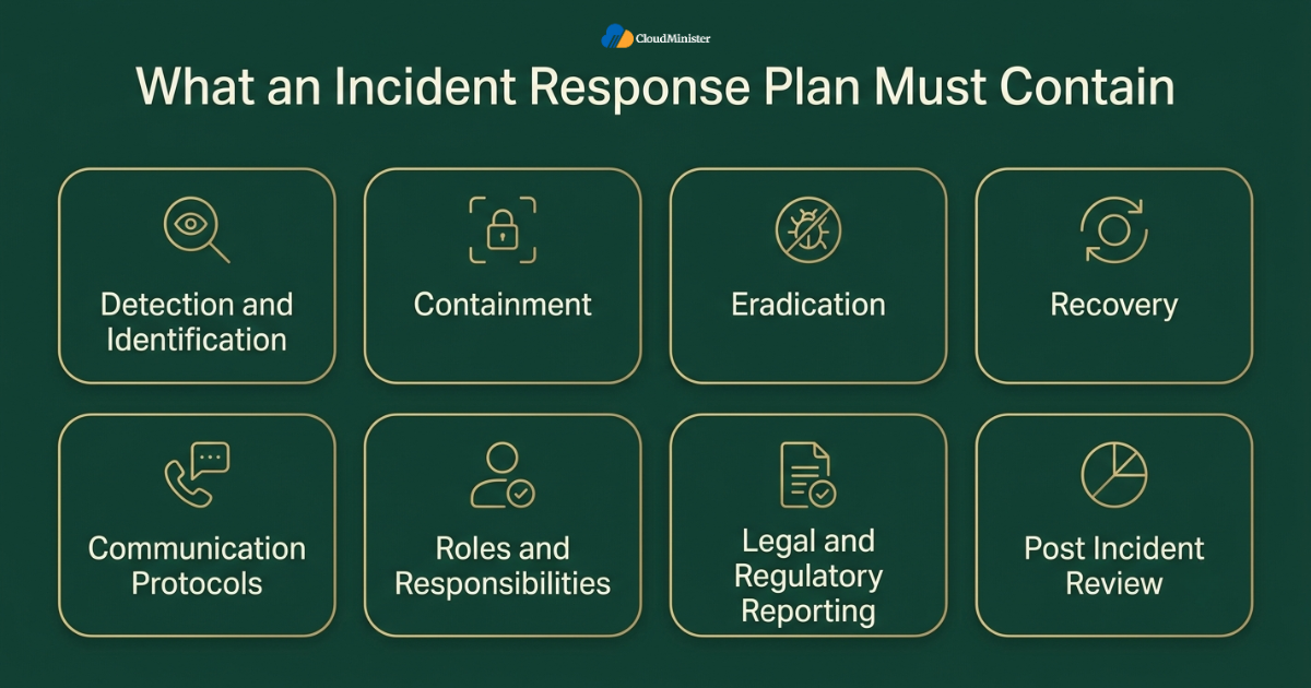 Incident response plan components