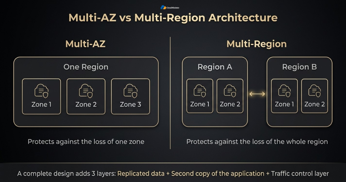 Multi-AZ vs Multi-Region