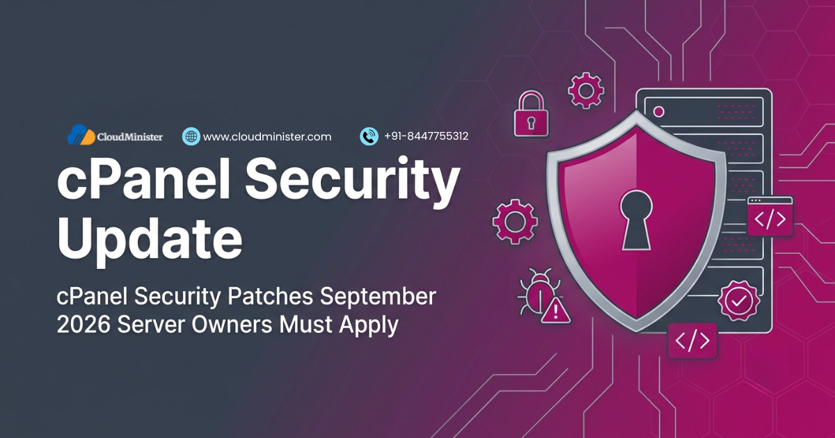cPanel Security Update