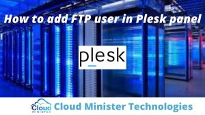 Add FTP User in Plesk